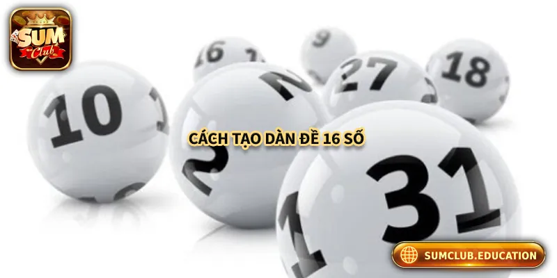 Cách tạo dàn đề 16 số chi tiết