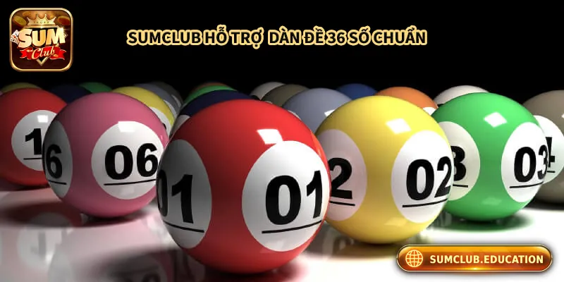 Sumclub hỗ trợ dàn đề 36 số chuẩn nhất hiện nay